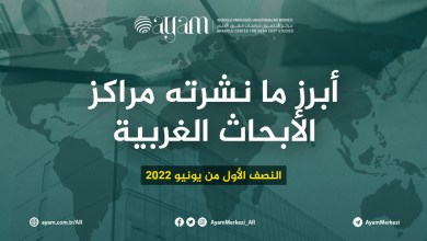 صورة أبرز ما نشرته مراكز الأبحاث الغربية في النصف الأول من حزيران – يونيو 2022￼