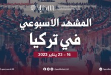 صورة المشهد الاسبوعي في تركيا | 16 – 23 يناير 2023